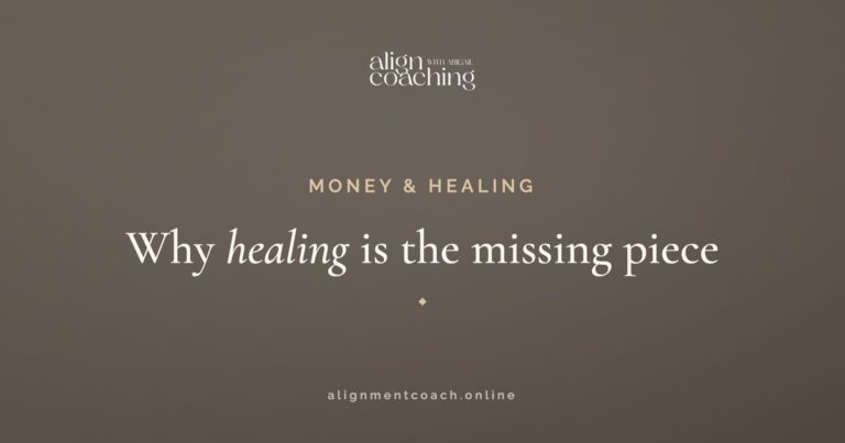 Healing your relationship with money: the missing piece to financial freedom
